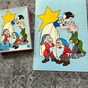 Vintage Disney Snow White 48 piece puzzle